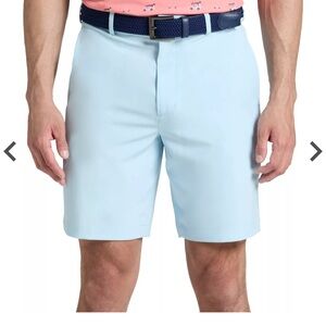 Walter Hagen P11 micro line Light Blue white Men's Shorts sz 40 42 9” inseam NWT
